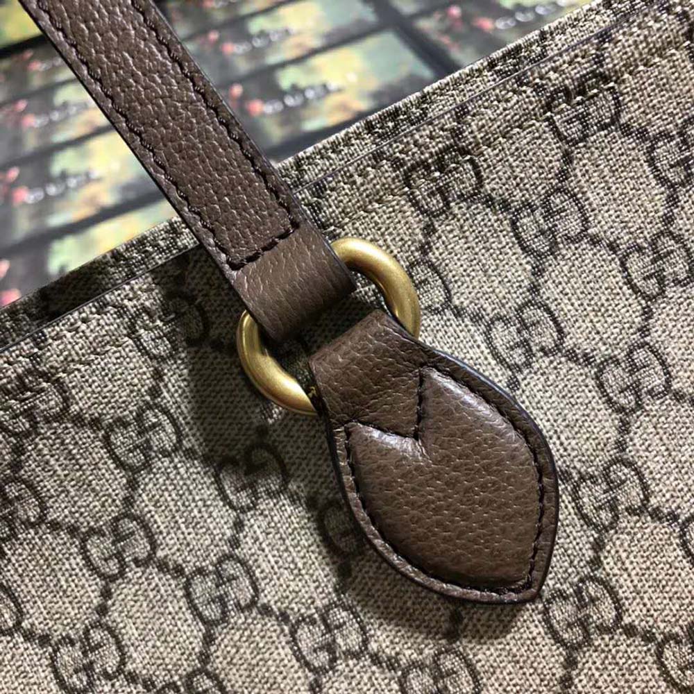 Gucci GG Women Ophidia GG Medium Tote-Brown