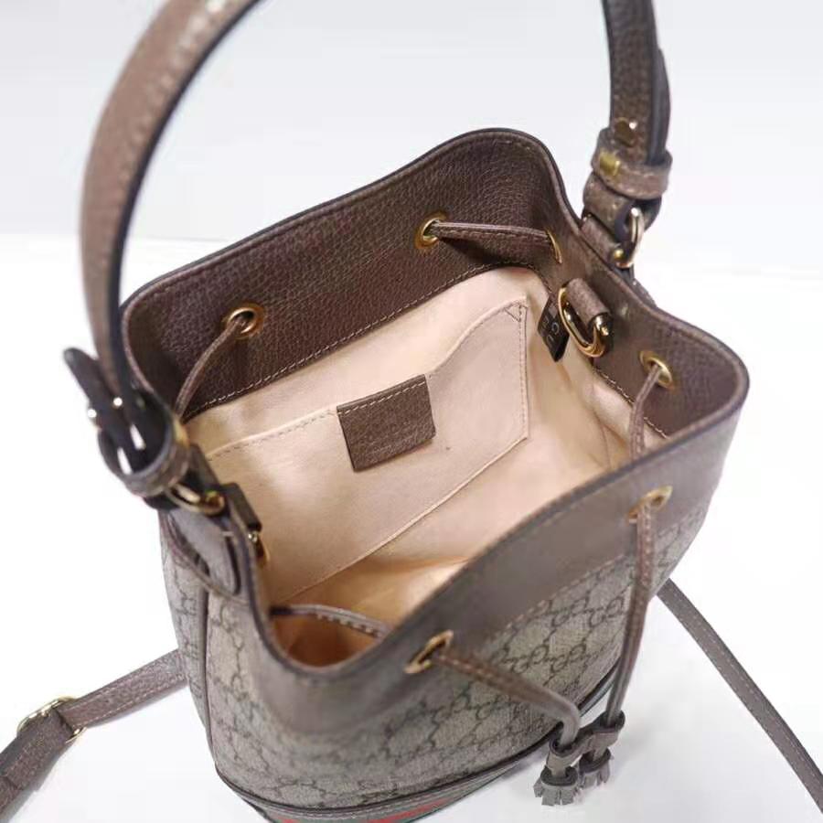 Gucci GG Women Ophidia Small GG Bucket Bag