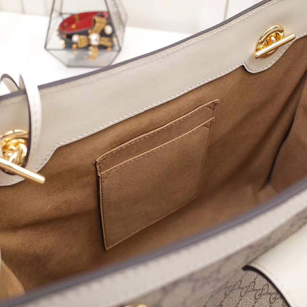 Gucci GG Women Padlock Medium GG Supreme Canvas Shoulder Bag