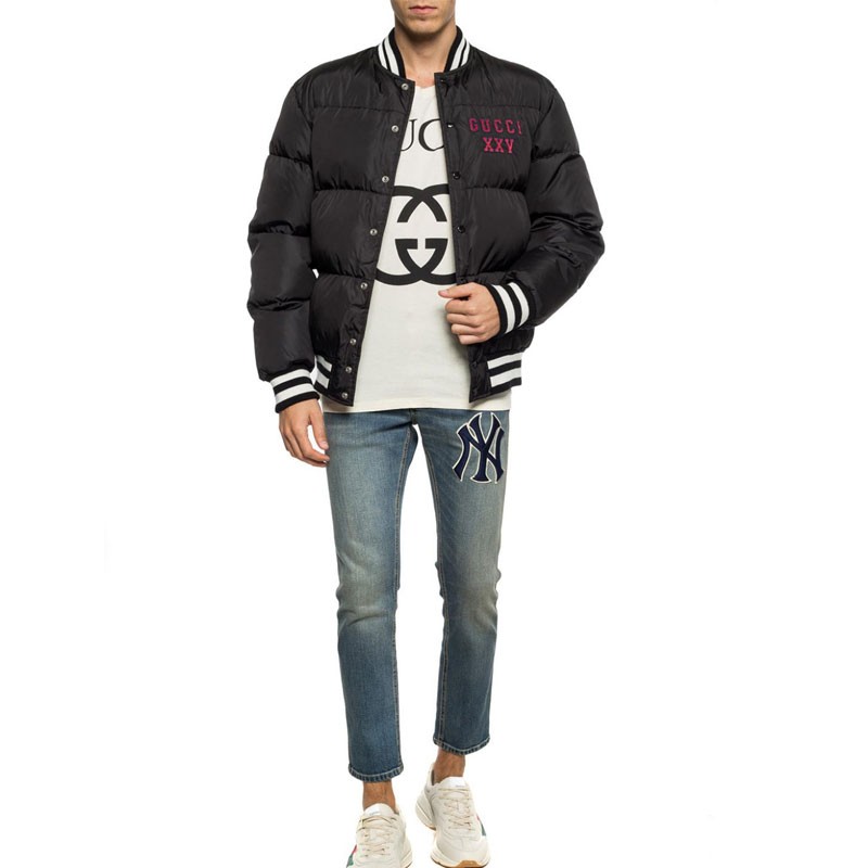 Gucci Men Oversize T-Shirt with Interlocking G-White