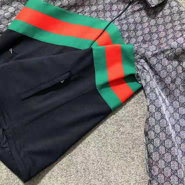 Gucci Men Oversize Technical Jersey Jacket