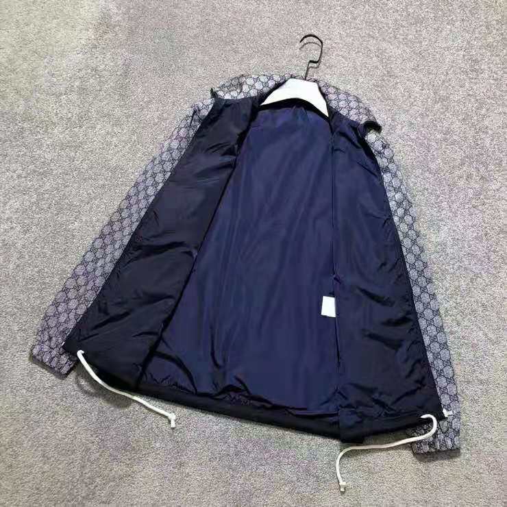 Gucci Men Oversize Technical Jersey Jacket