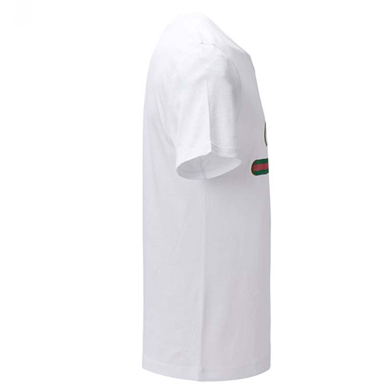 Gucci Women Washed T-shirt with Gucci Logo-White