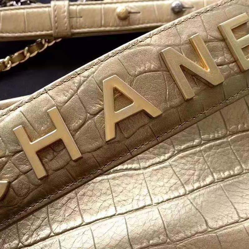 Chanel Women Chanel’s Gabrielle Large Hobo Bag-Gold