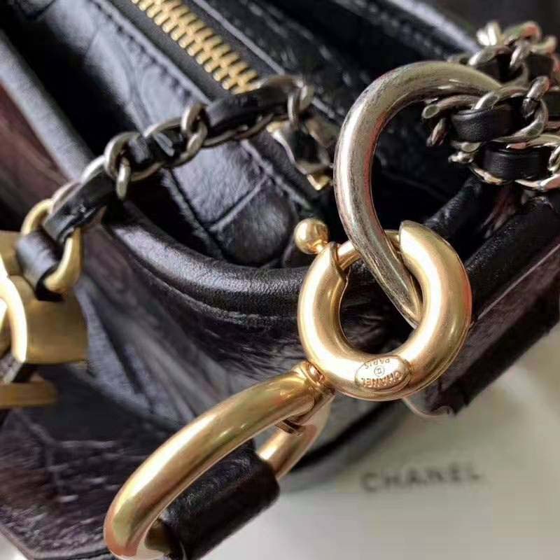 Chanel Women Chanel’s Gabrielle Small Hobo Bag-Black