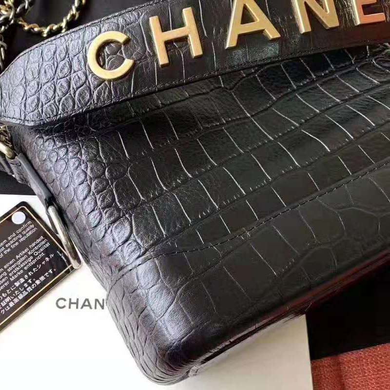 Chanel Women Chanel’s Gabrielle Small Hobo Bag-Black