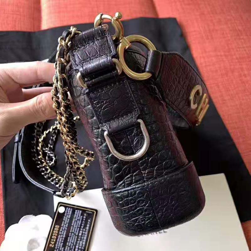 Chanel Women Chanel’s Gabrielle Small Hobo Bag-Black