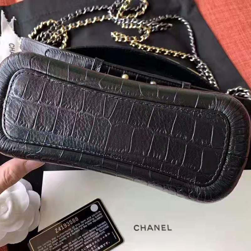 Chanel Women Chanel’s Gabrielle Small Hobo Bag-Black