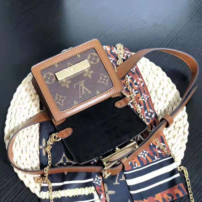Louis Vuitton LV Women Bumbag Dauphine BB Bag-Brown