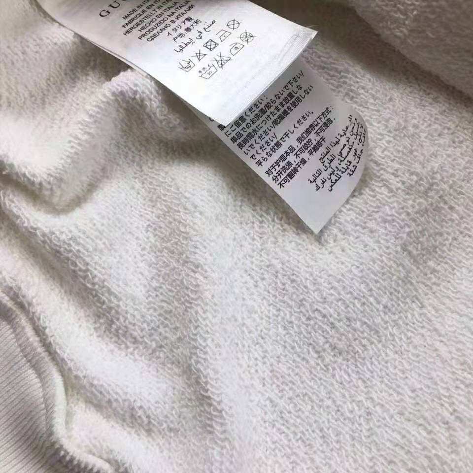 Gucci Women Oversize Sweatshirt with Gucci Tennis in 100% Cotton-White
