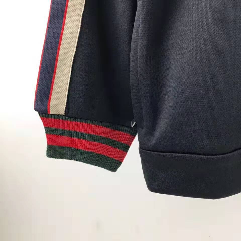 Gucci Women Technical Jersey Jacket-Black