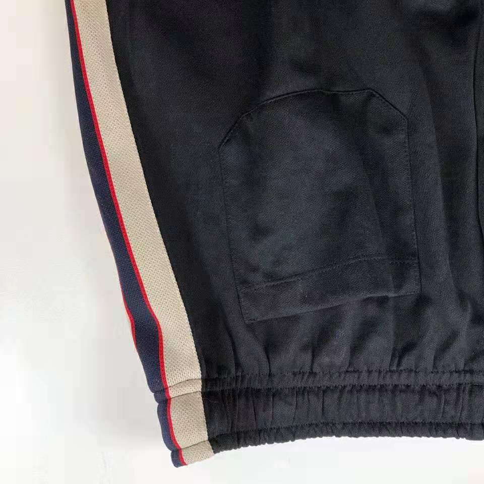 Gucci Women Technical Jersey Jacket-Black