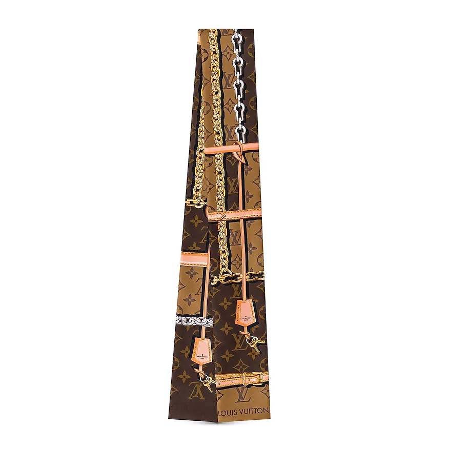 Louis Vuitton LV Women Monogram Confidential Silk Bandeau with Monogram