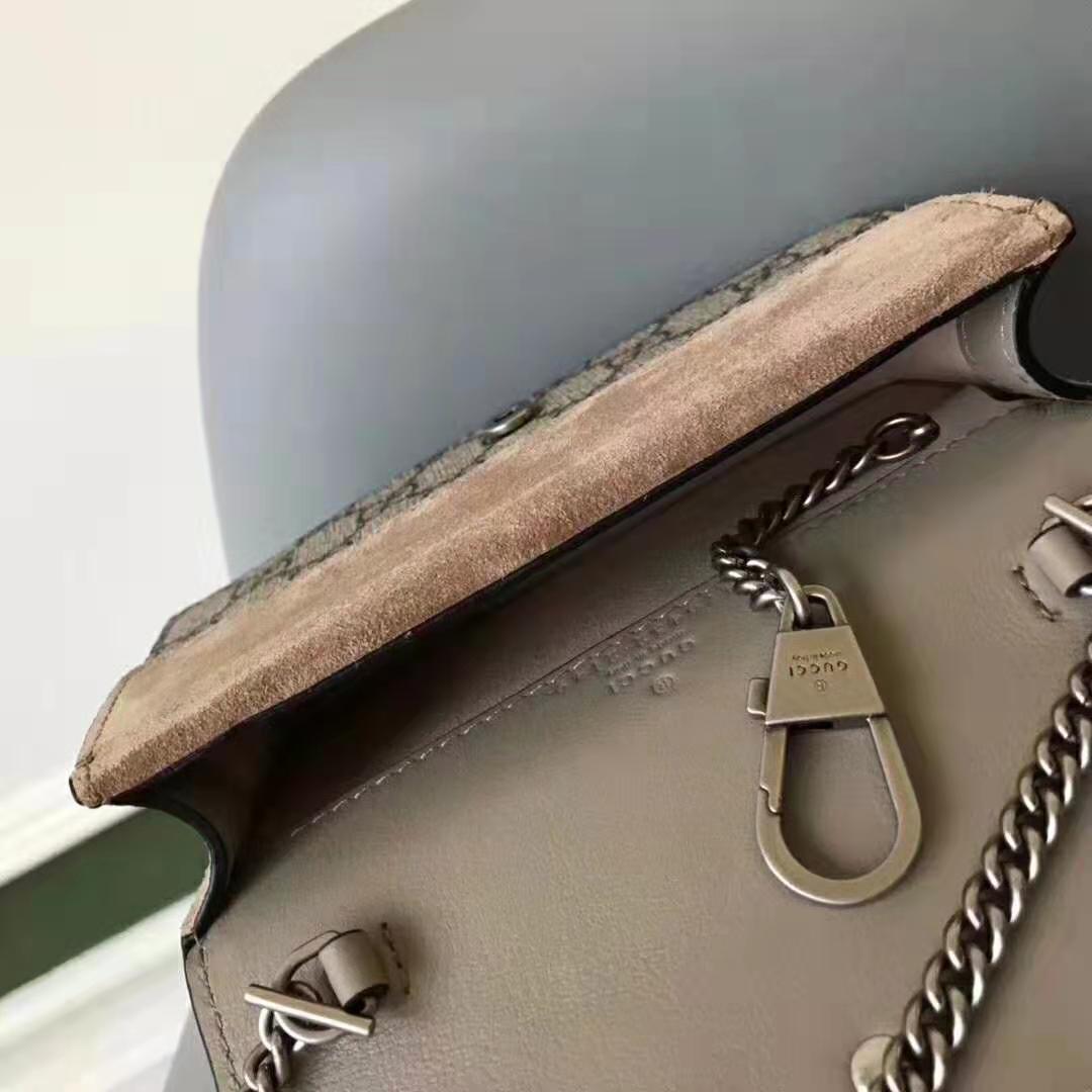 Gucci GG Women Dionysus GG Supreme Mini Bag-Sandy