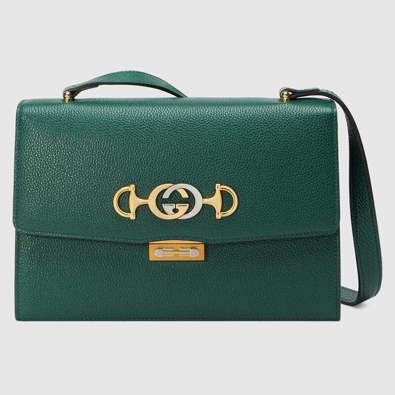 Gucci GG Women Gucci Zumi Grainy Leather Small Shoulder Bag