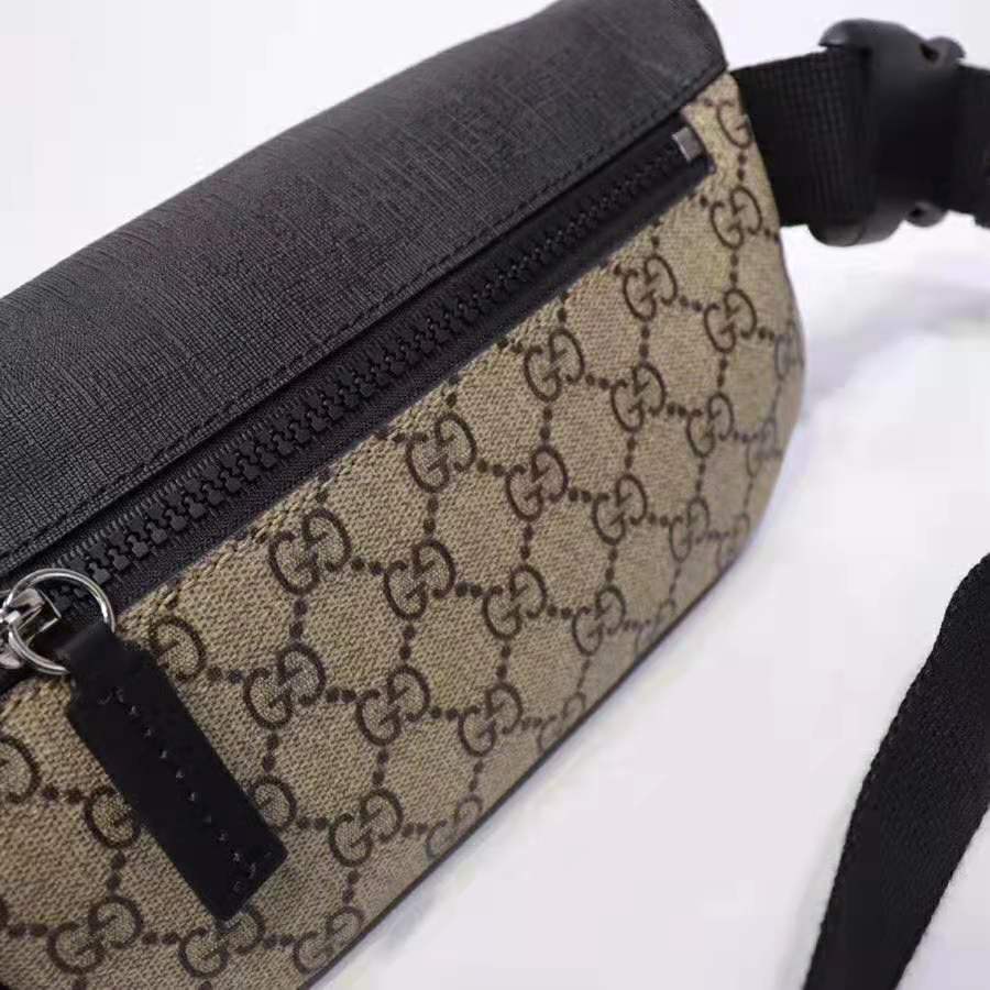 Gucci GG Unisex Gucci Eden Belt Bag in Beige/Ebony GG Supreme Canvas