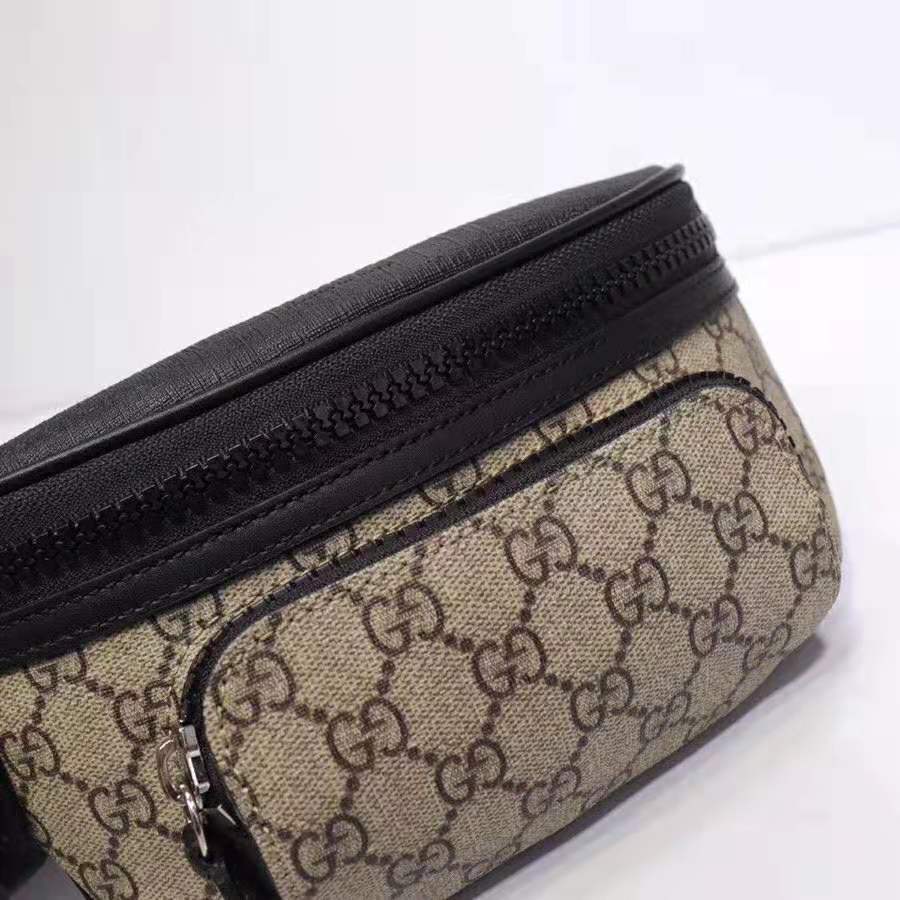 Gucci GG Unisex Gucci Eden Belt Bag in Beige/Ebony GG Supreme Canvas