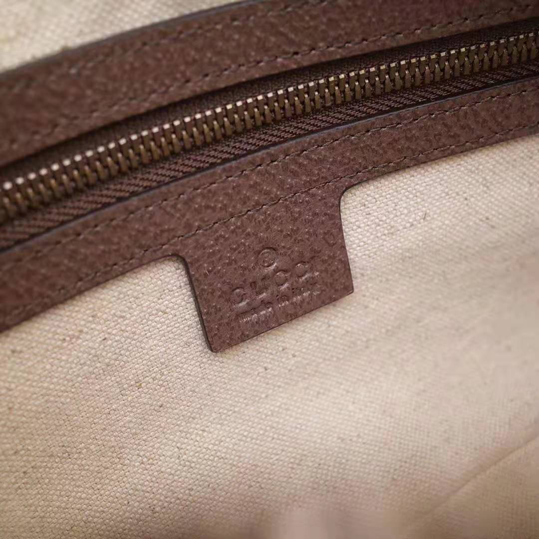 Gucci GG Unisex Ophidia GG Belt Bag in Beige/Ebony Soft GG Supreme Canvas