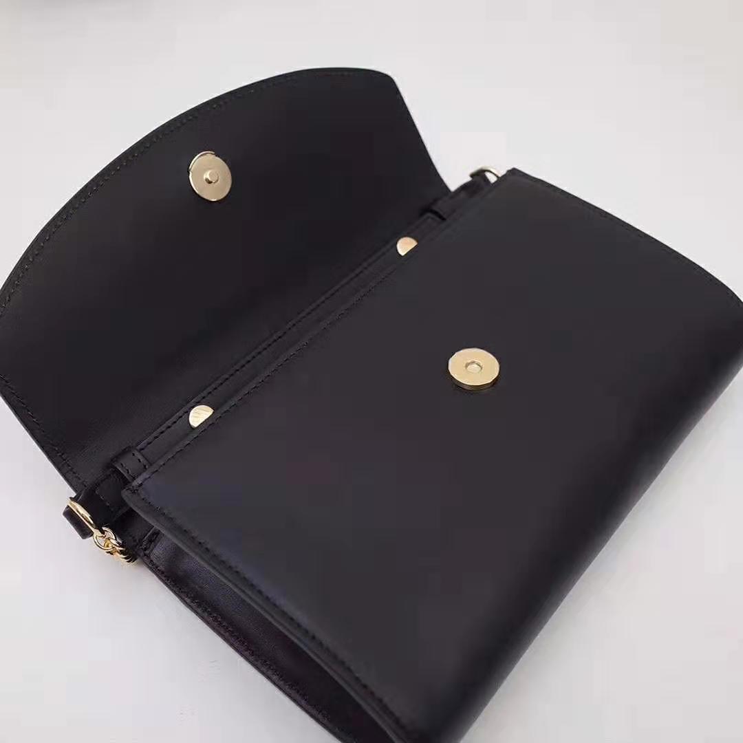 Gucci GG Women Gucci Zumi Smooth Leather Small Shoulder Bag with Interlocking G Horsebit