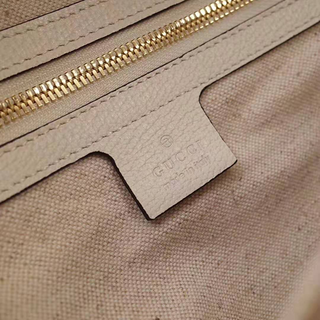 Gucci GG Women Ophidia GG Flora Small Backpack in Beige/Ebony GG Supreme Canvas