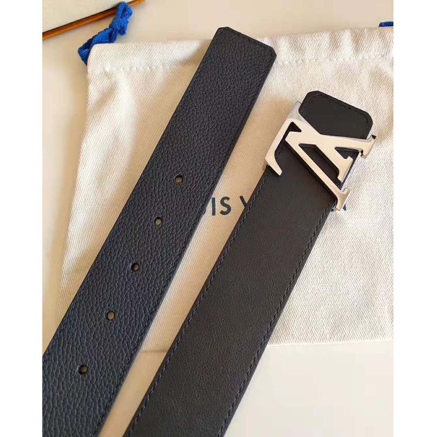 Louis Vuitton LV Unisex LV Initiales 40mm Reversible Belt-Black