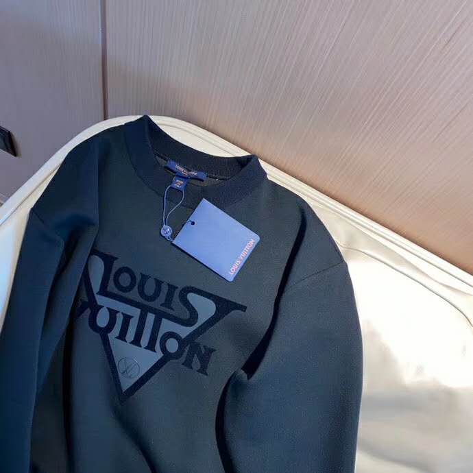 Louis Vuitton LV Women LV Midnight Sweatshirt in Cotton Jersey-Black