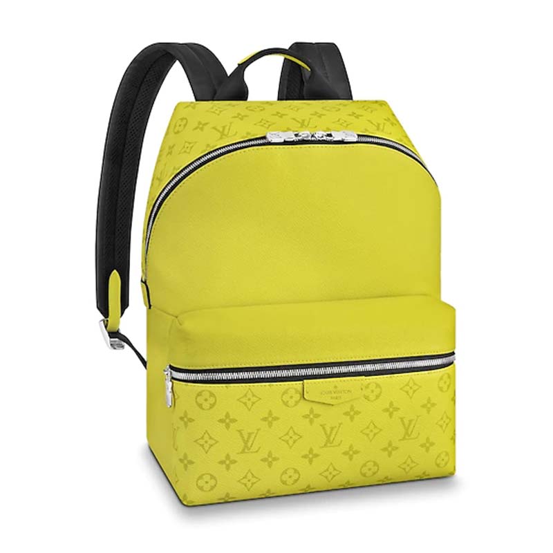 Louis Vuitton LV Unisex Discovery Backpack PM Monogram Canvas Taiga Leather