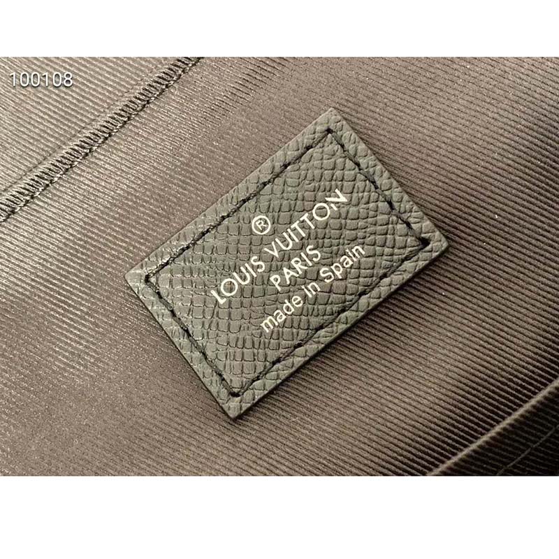 Louis Vuitton LV Men Outdoor Flap Messenger Monogram Eclipse Canvas