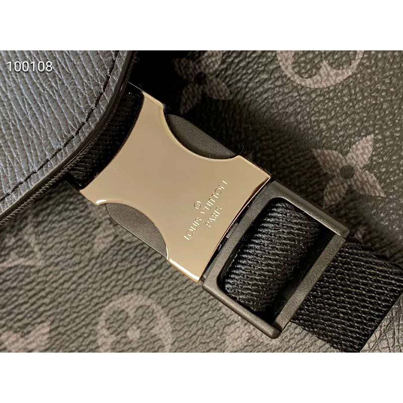 Louis Vuitton LV Men Outdoor Flap Messenger Monogram Eclipse Canvas