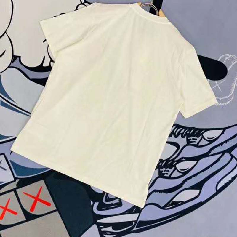 Gucci GG Women Oversize Cotton T-Shirt Gucci Blade-White