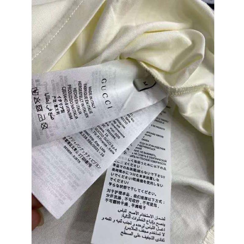 Gucci GG Women’s Gucci Boutique Print T-Shirt-White