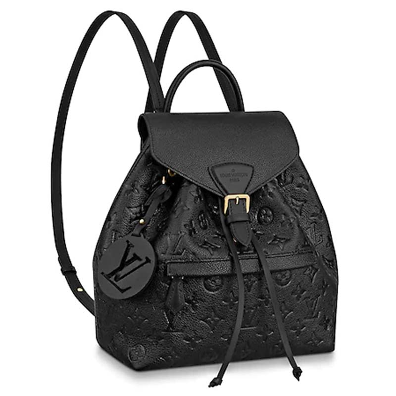 Louis Vuitton LV Unisex Montsouris Backpack Monogram Empreinte Embossed Leather