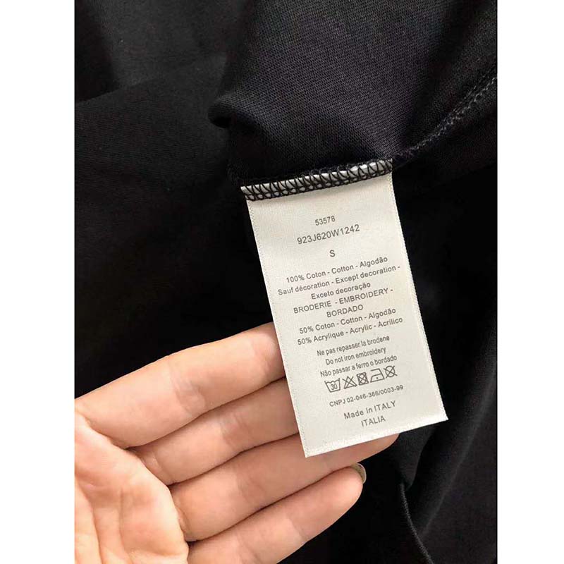 Dior Men Oversized Dior And Judy Blame T-Shirt Cotton-Black