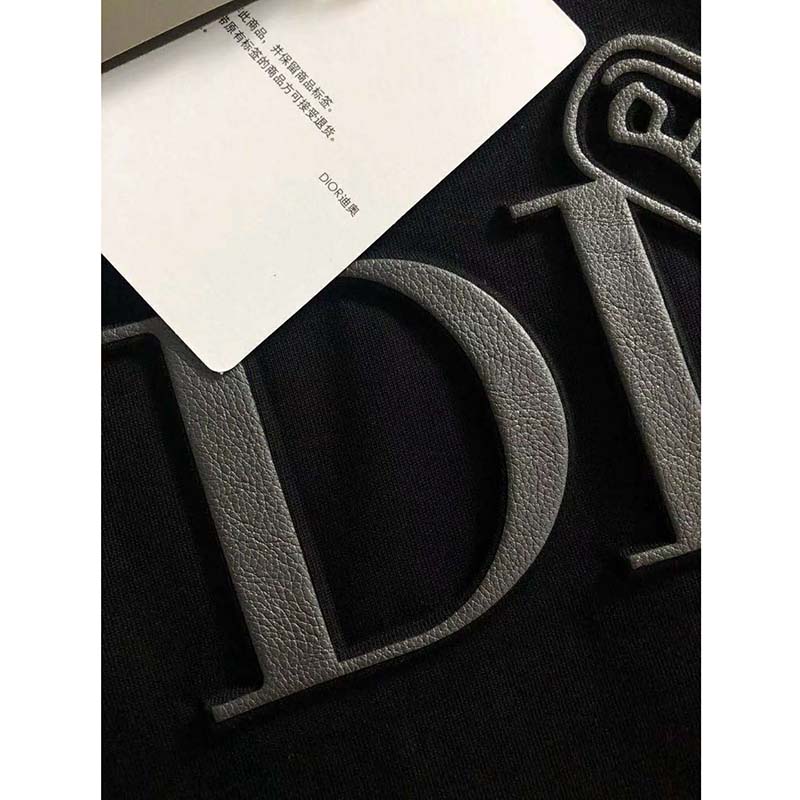 Dior Men Oversized Dior And Judy Blame T-Shirt Cotton-Black