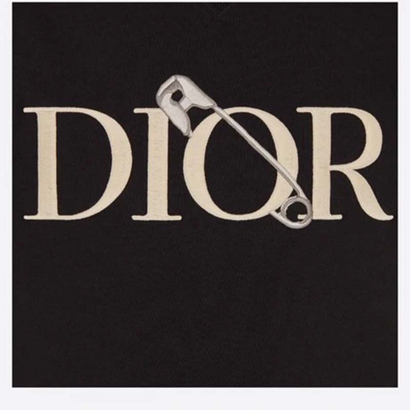 Dior Men Oversized Dior And Judy Blame T-Shirt Cotton-Black