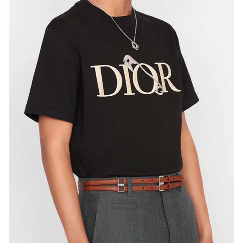 Dior Men Oversized Dior And Judy Blame T-Shirt Cotton-Black