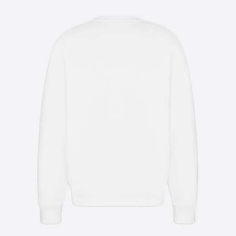 Dior Men Oversized Dior And Judy Blame Sweatshirt Cotton-White