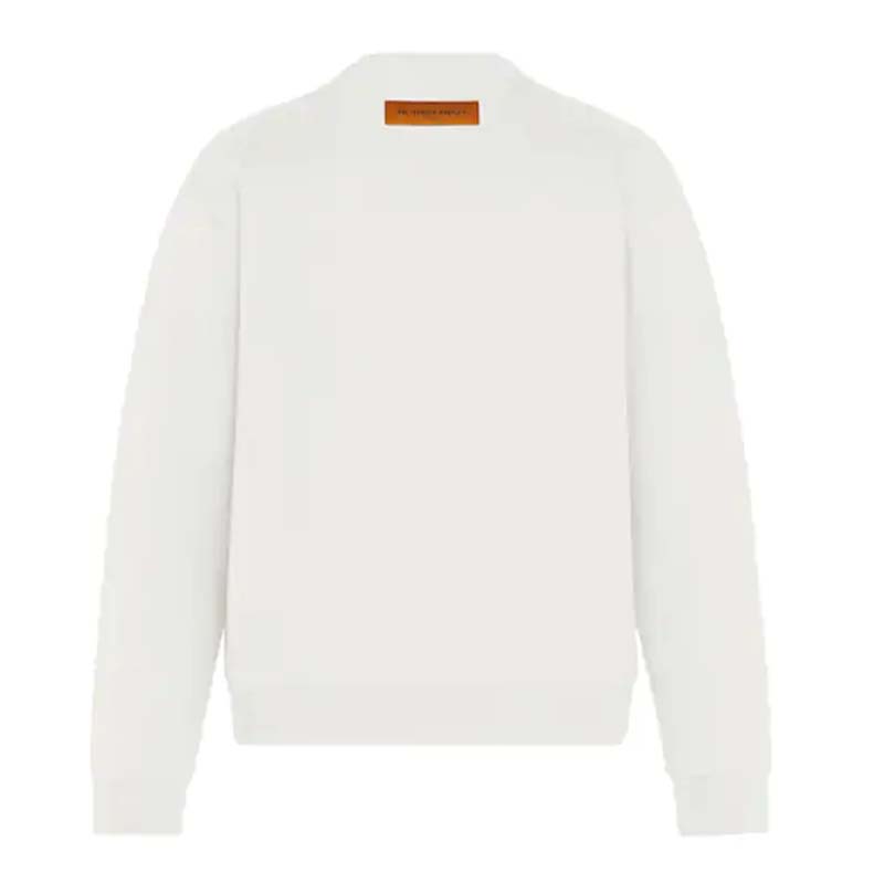 Louis Vuitton LV Men Flower Monogram Embroidered Sweatshirt Regular Fit