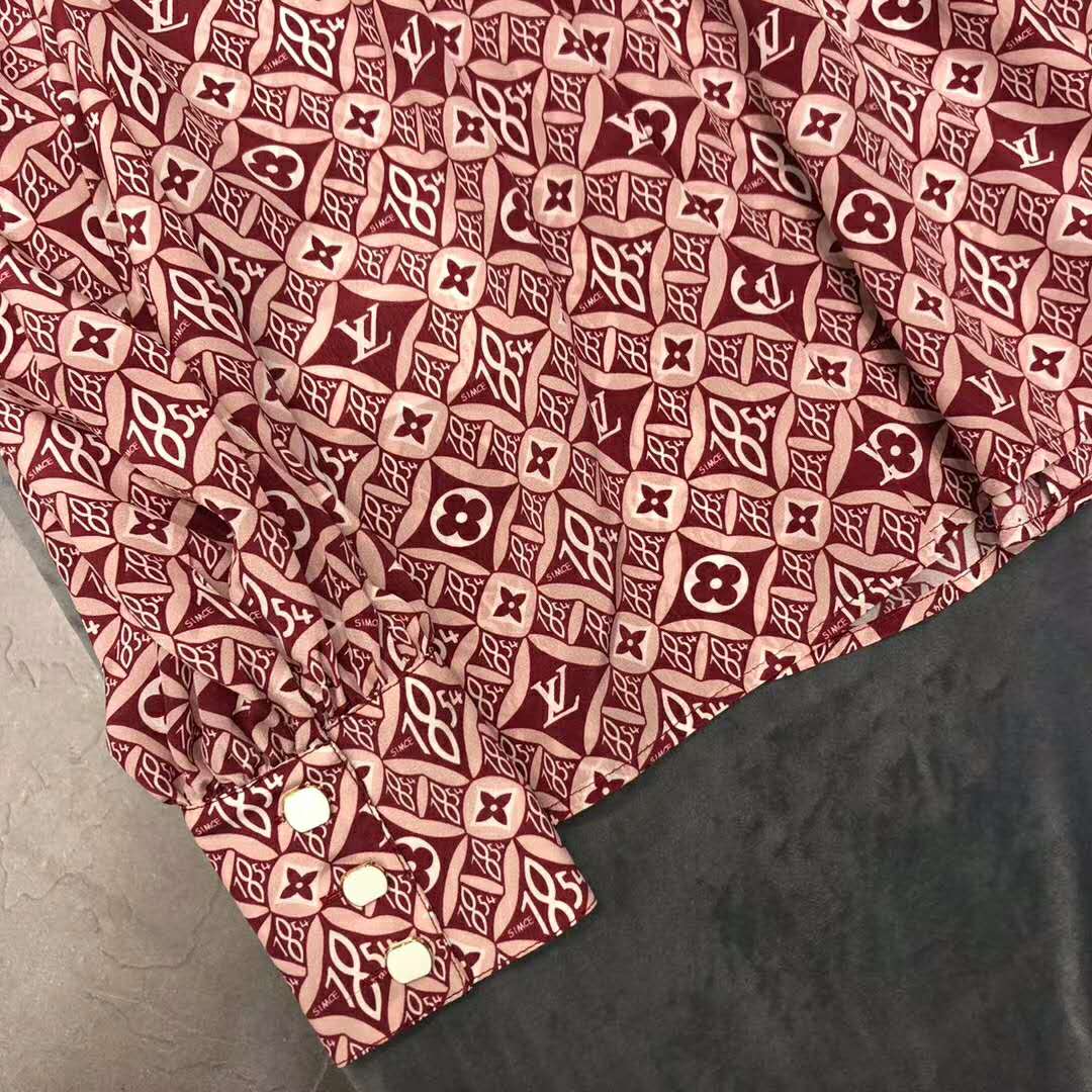 Louis Vuitton LV Women Since 1854 Silk Long-Sleeved Pajama Top Monogram Flowers