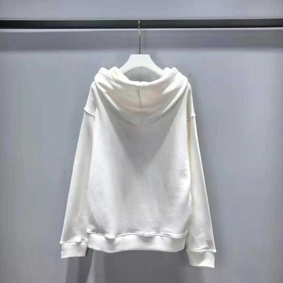 Gucci Men The North Face x Gucci Cotton Sweatshirt Crewneck Long Sleeves-White