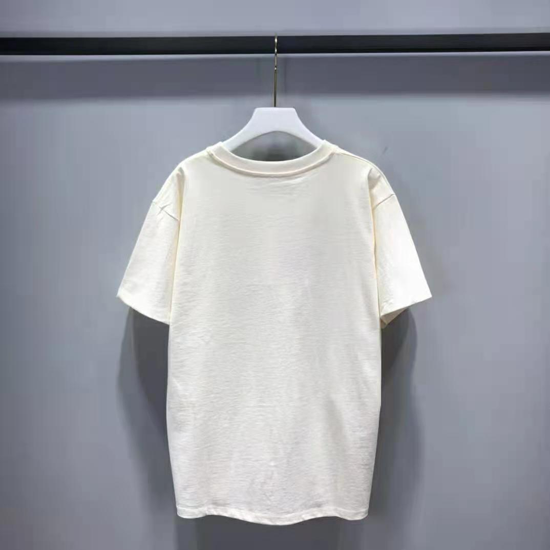 Gucci Men The North Face x Gucci Cotton T-Shirt Crewneck Jersey Oversize Fit
