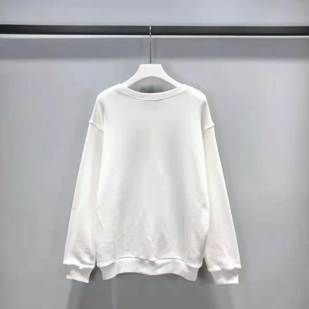 Gucci Women Doraemon x Gucci Cotton Sweatshirt Cotton Jersey Crewneck Oversized Fit