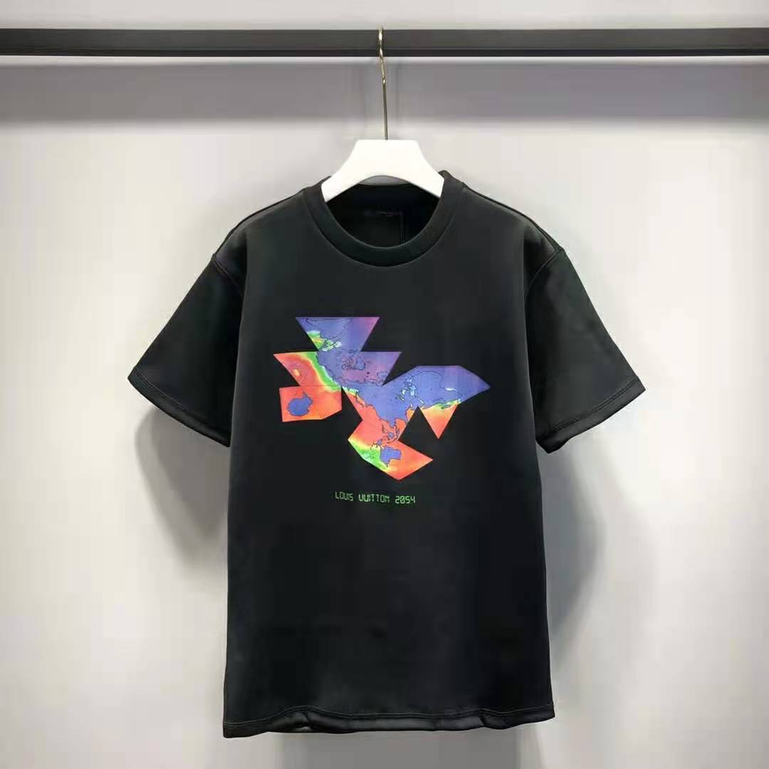 Louis Vuitton Women 2054 Printed Flower Packable T-Shirt Polyamide Slim Fit-Black