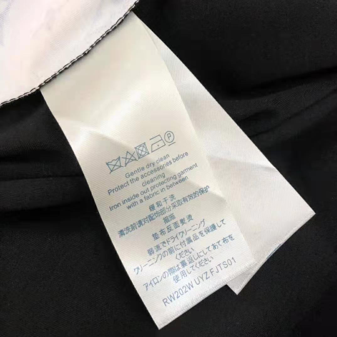 Louis Vuitton Men Game On Contrast Back Cotton T-Shirt Monogram Loop Details-White