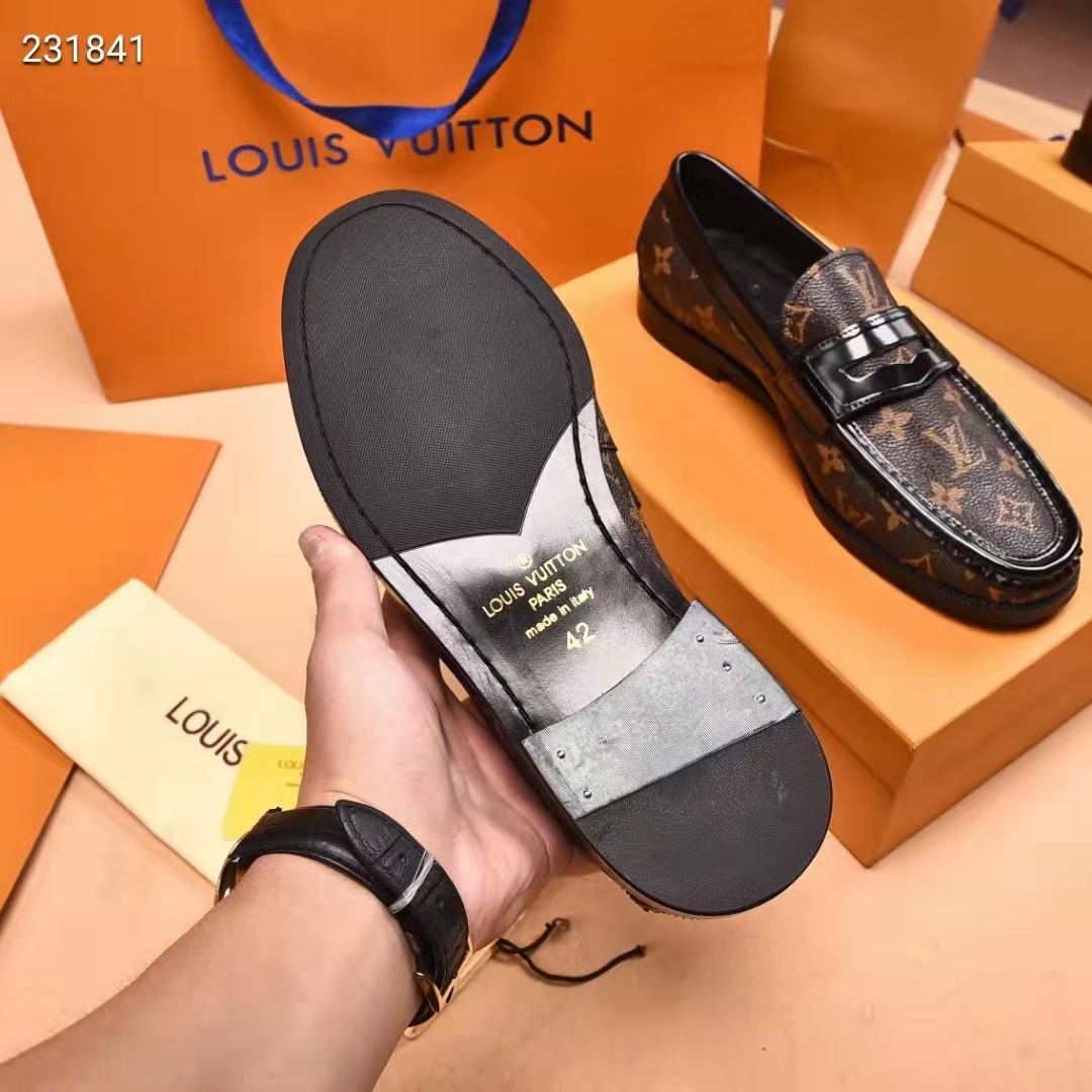 Louis Vuitton LV Men LVXNBA Loafer Ebene Monogram Canvas Blake Construction