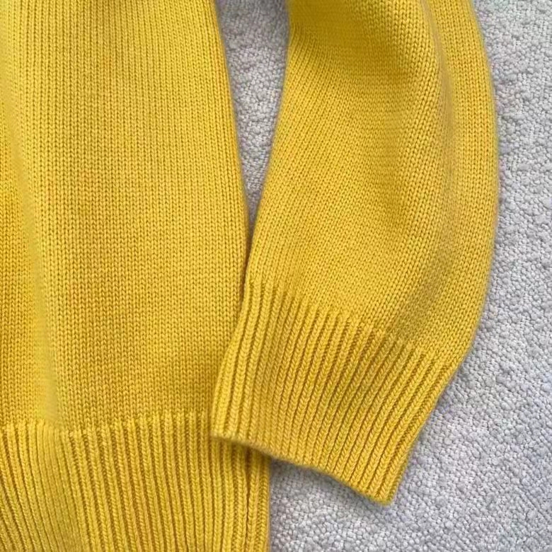 Gucci Men Gucci 100 Wool Sweater Yellow Wool Blue Red Web 100 Intarsia