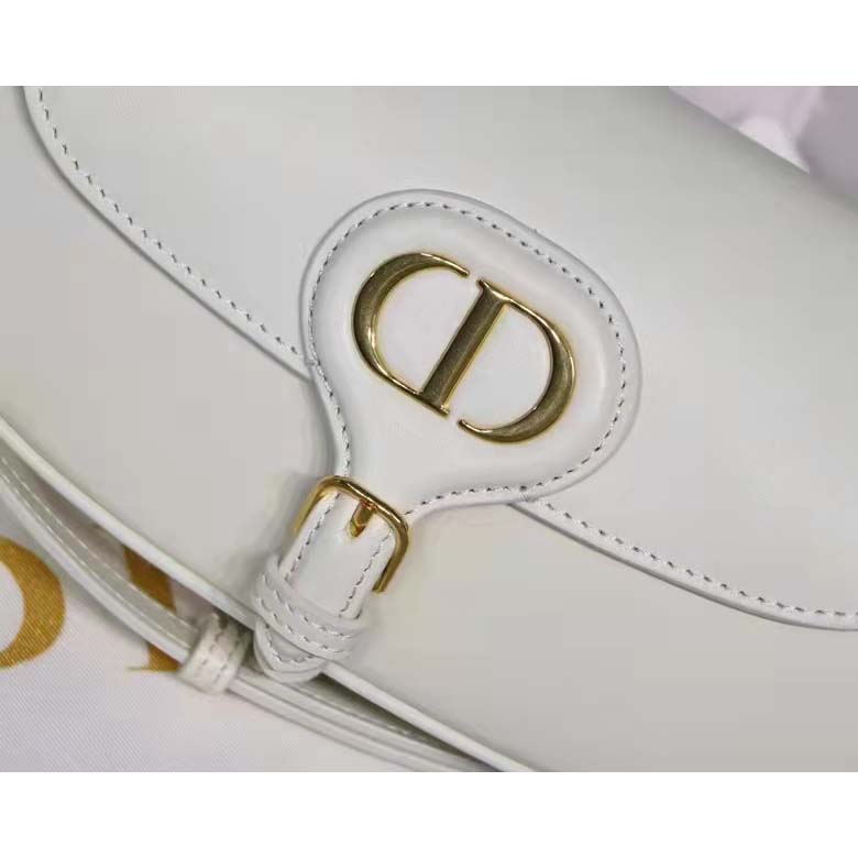 Dior Women CD Dior Bobby East-West Bag Latte Box Calfskin