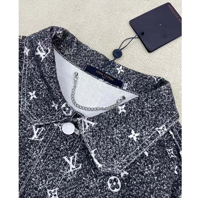 Louis Vuitton Women LV Workwear Shirt Cotton Grey Loose Fit