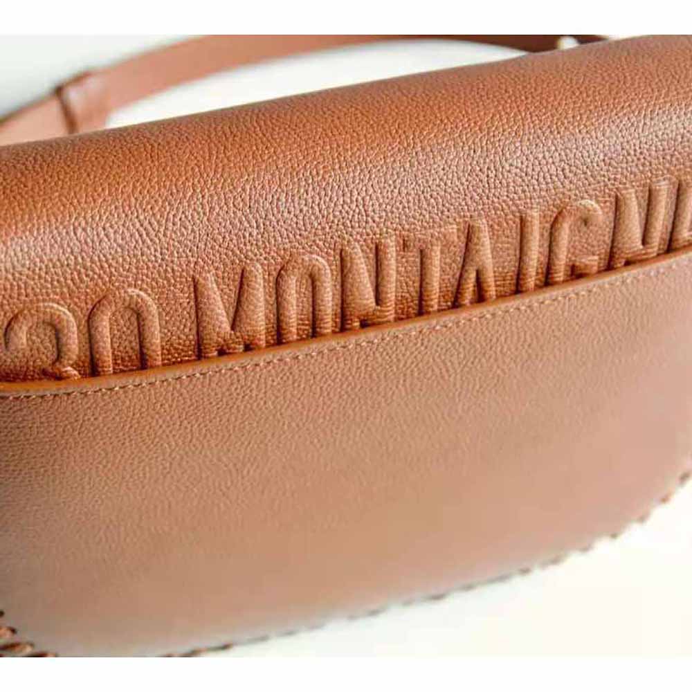 Dior Women Medium Dior Bobby Bag Grained Calfskin with Whipstitched Seams-Brown