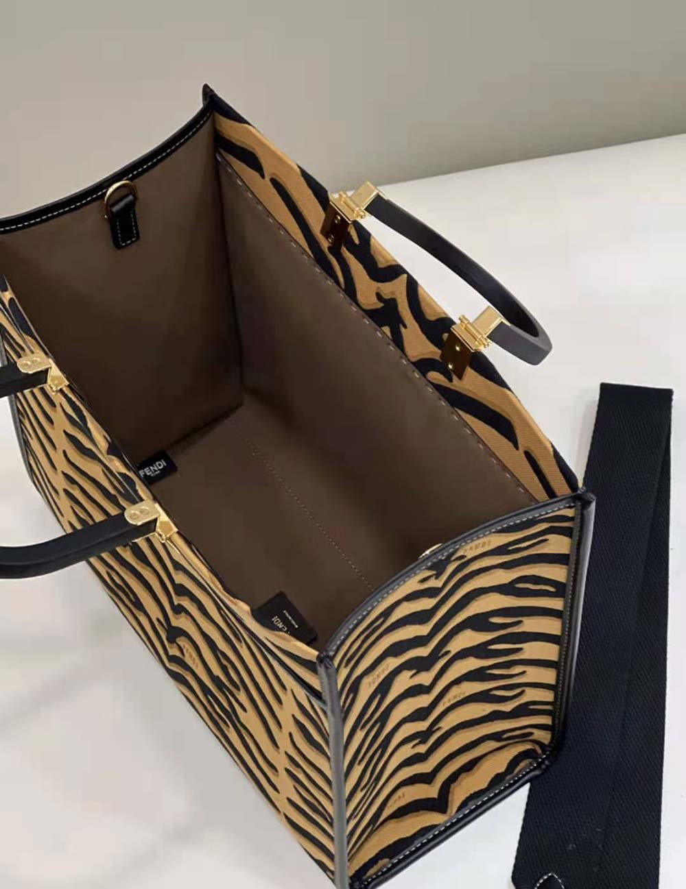 Fendi Women Sunshine Medium Shopper Bag from the Spring Festival Capsule Collection